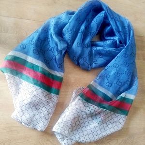 Gucci silk shawl pashmina scarf